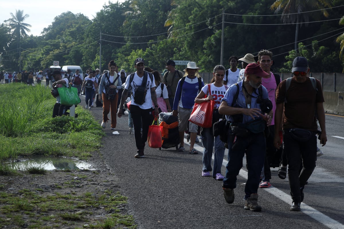 Migrant caravans no longer want to go to the United States