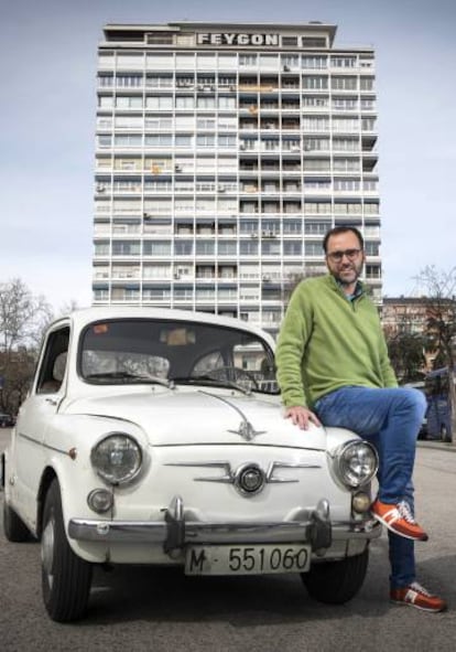 Jorge Todolí, autor del libro 'Confesiones en un 600' y del programa 'Autoentrevistas', en Madrid.