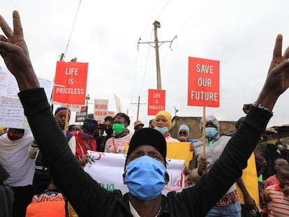 Protestas en Kenia contra la brutalidad policial en medio de la pandemia