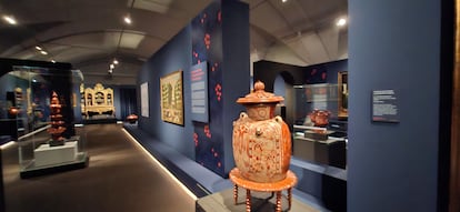 Imagen de la exposición 'Búcaros. Valor del agua y exaltación de los sentidos en los siglos XVII y XVIII', en el Museo de América.
