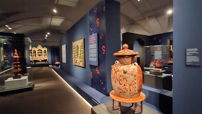 Imagen de la exposición 'Búcaros. Valor del agua y exaltación de los sentidos en los siglos XVII y XVIII', en el Museo de América.