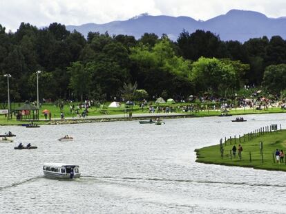 Vista del parque Simón Bolívar.