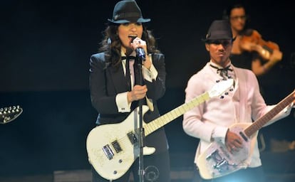 La cantante italiana Laura Pausini.