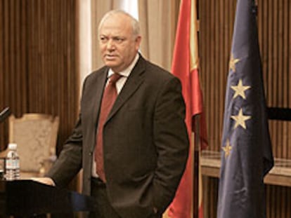 El ministro de Exteriores, Miguel Ángel Moratinos, en Madrid.
/ MIGUEL GENER
