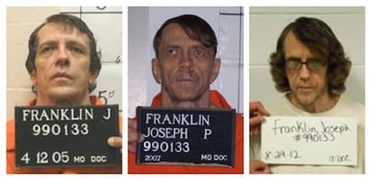 Imágenes de Joseph Paul Franklin entre los años 2005 y 2012.