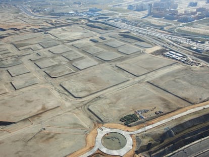  Imagen a&eacute;rea del desarrollo urban&iacute;stico de Los Berrocales, en el distrito de Vic&aacute;lvaro. 