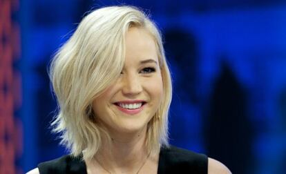 Jennifer Lawrence en 'El hormiguero'.