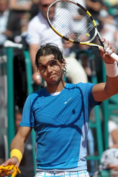 Rafa Nadal, tras vencer a Thiemo de Bakker.