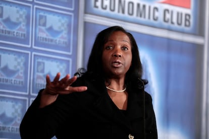 La gobernadora de la Junta de la Reserva Federal (Fed) de EE UU, Lisa Cook.
