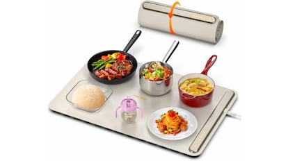 Esta es una de las mejores bandejas de calentamiento para alimentos que se puede comprar en Amazon