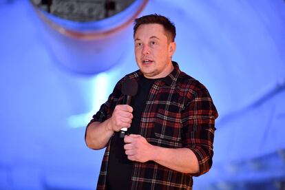 El fundador de Tesla, Elon Musk, en diciembre de 2018 en California (EE UU).