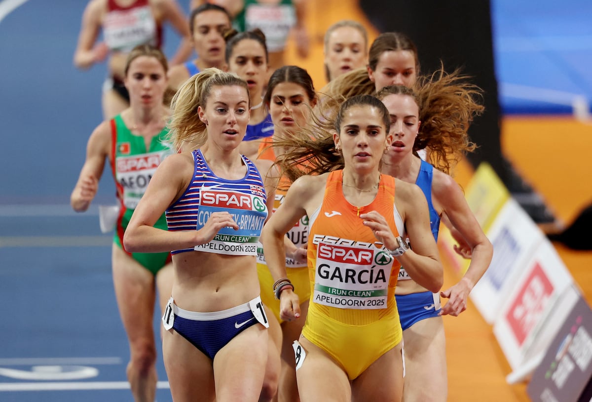 Marta García, los del 800m y los relevos, estrellas en el óvalo de Apeldoorn el último día