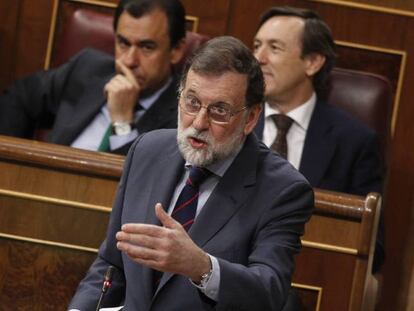 Mariano Rajoy, al Congrés dels Diputats.