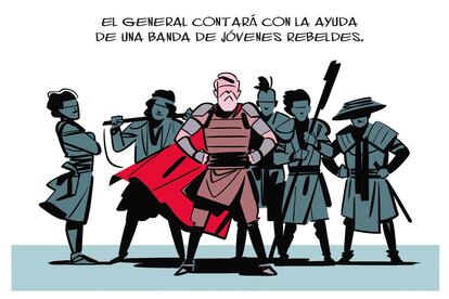 Ilustración de interior del libro 'Las guerras de Lucas', de Laurent Hopman y Renaud Roche (Norma Editorial).