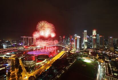 Celebraciones en Singapur.