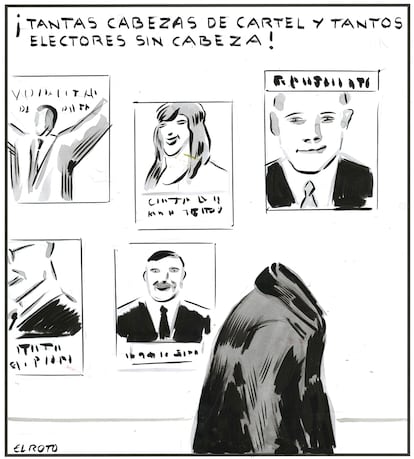 El Roto: cabezas electorales