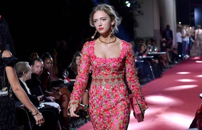 Leonor de Habsburgo, en un desfile de Dolce & Gabbana el 23 de septiembre.