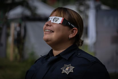 Policía eclipse solar Torreón, Coahuila