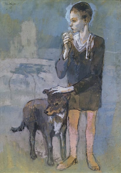 'Chico con perro', 1905.