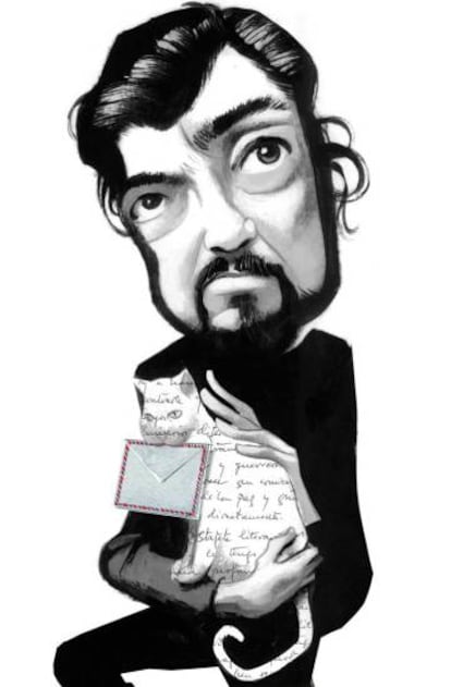 Julio Cortázar, visto por Fernando Vicente.