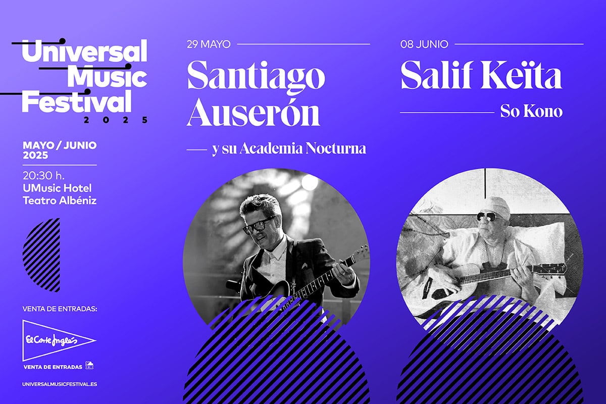 Asiste a los conciertos de Santiago Auserón y Salif Keïta