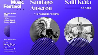 Santiago Auserón y Salif Keïta actuarán dentro de la nueva edición de Universal Music Festival.