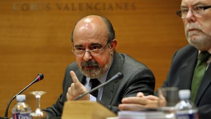 Pere Joan Devesa en la comisión de investigación de la CAM.