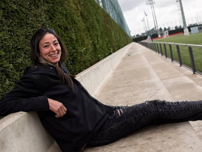 Leila Ouahabi, en la Ciudad Deportiva del Barcelona. 