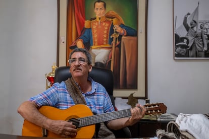 Guillermo Torres, conocido como Julián Conrado, en Turbaco (Colombia).