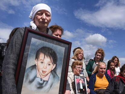 Las v&iacute;ctimas de la matanza de Rezalle, celebrado en Kosovo el pasado abril.&nbsp;