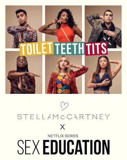 La campaña de Stella McCartney junto al elenco de ‘Sex Education’ para luchar contra el cáncer de mama.