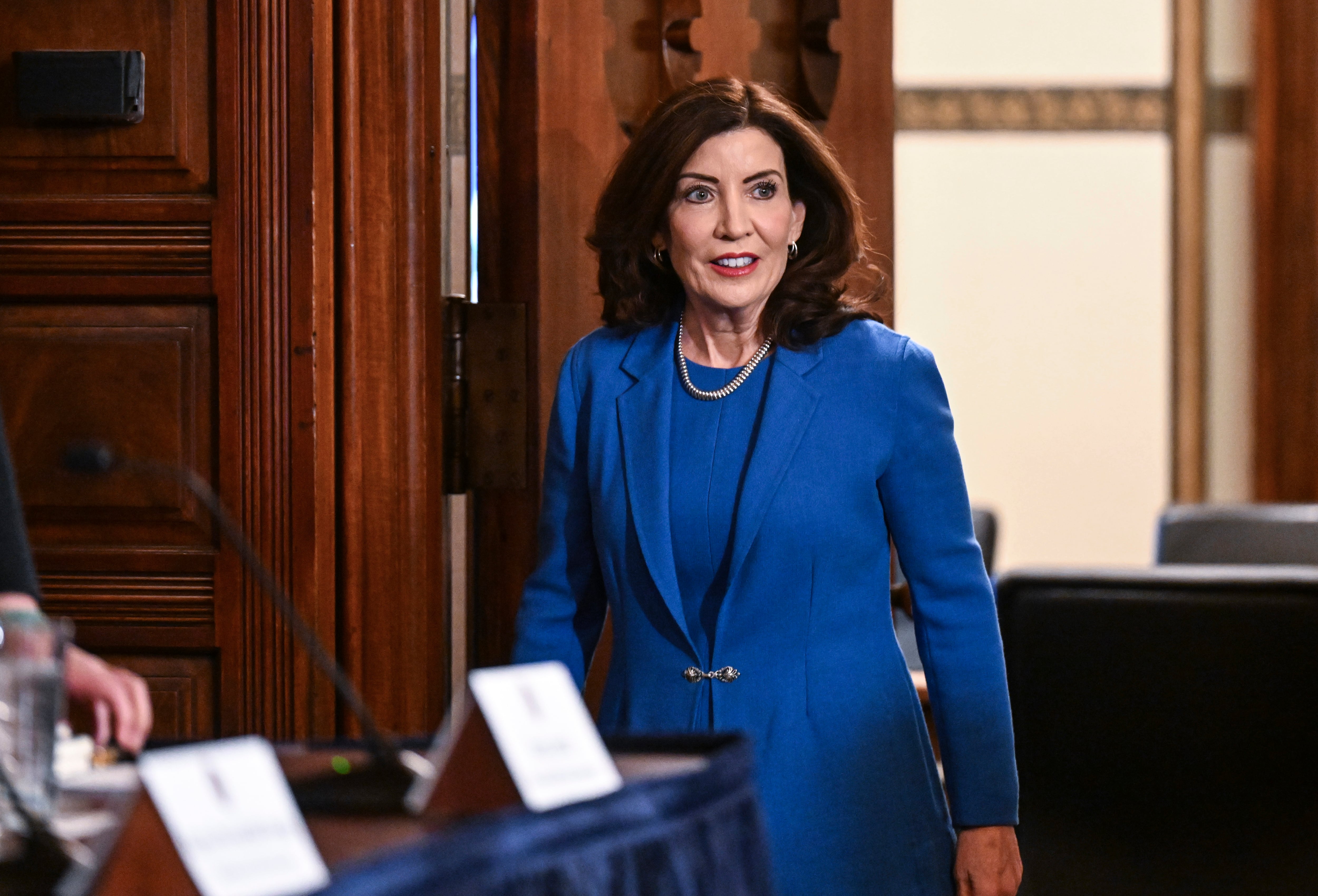 La gobernadora de Nueva York, Kathy Hochul.