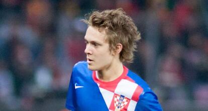 Alen Halilovic con la selección de Croacia.
