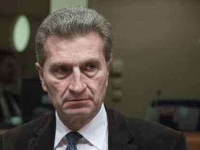 El comisario europeo de Energía, Gunter Oettinger. EFE/Archivo
