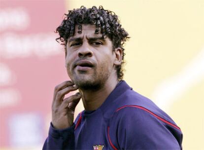 El entrenador del Barcelona Frank Rijkaard