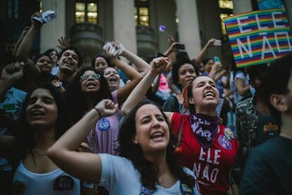 #EleNao (ElNo) fue el lema que movilizó miles de mujeres en todo Brasil. Parece no haber alcanzado.