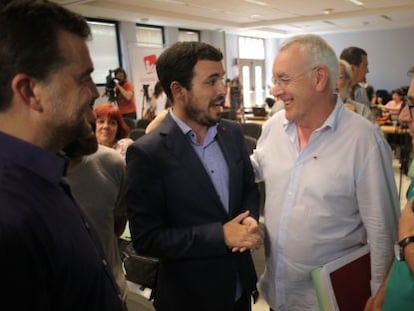 5/06/2015 - Reuni&oacute;n de IU - foto, Gorka Lejarcegi