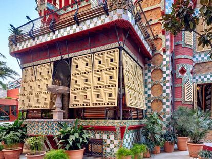 Casa Vicens, construïda per Antoni Gaudí entre el 1883 i el 1885.