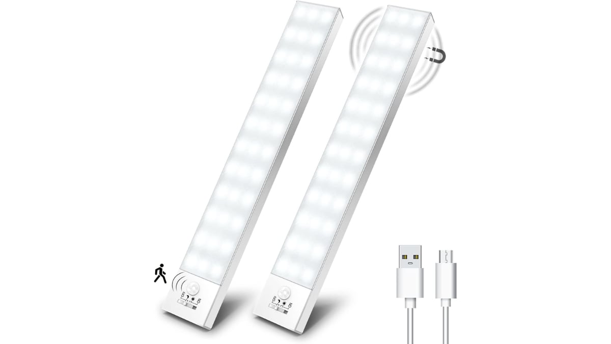 Luces LED con sensor de movimiento.