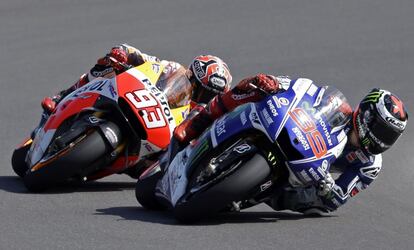 Jorge Lorenzo y Marc Marquez