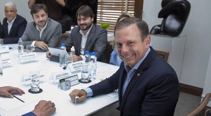 O prefeito João Doria.