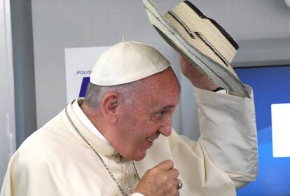 El Papa Francisco en su despedida de Polonia.