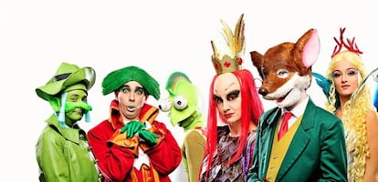 Los personajes principales del musical protagonizado por Geronimo Stilton.