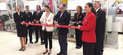 Inauguración del vuelo de Iberia a la ciudad de San Francisco.