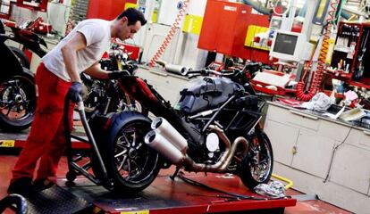 La factor&iacute;a de Ducati en Borgo Panigale (Bolonia)