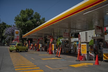 Una gasolinera Shell en Ciudad de México