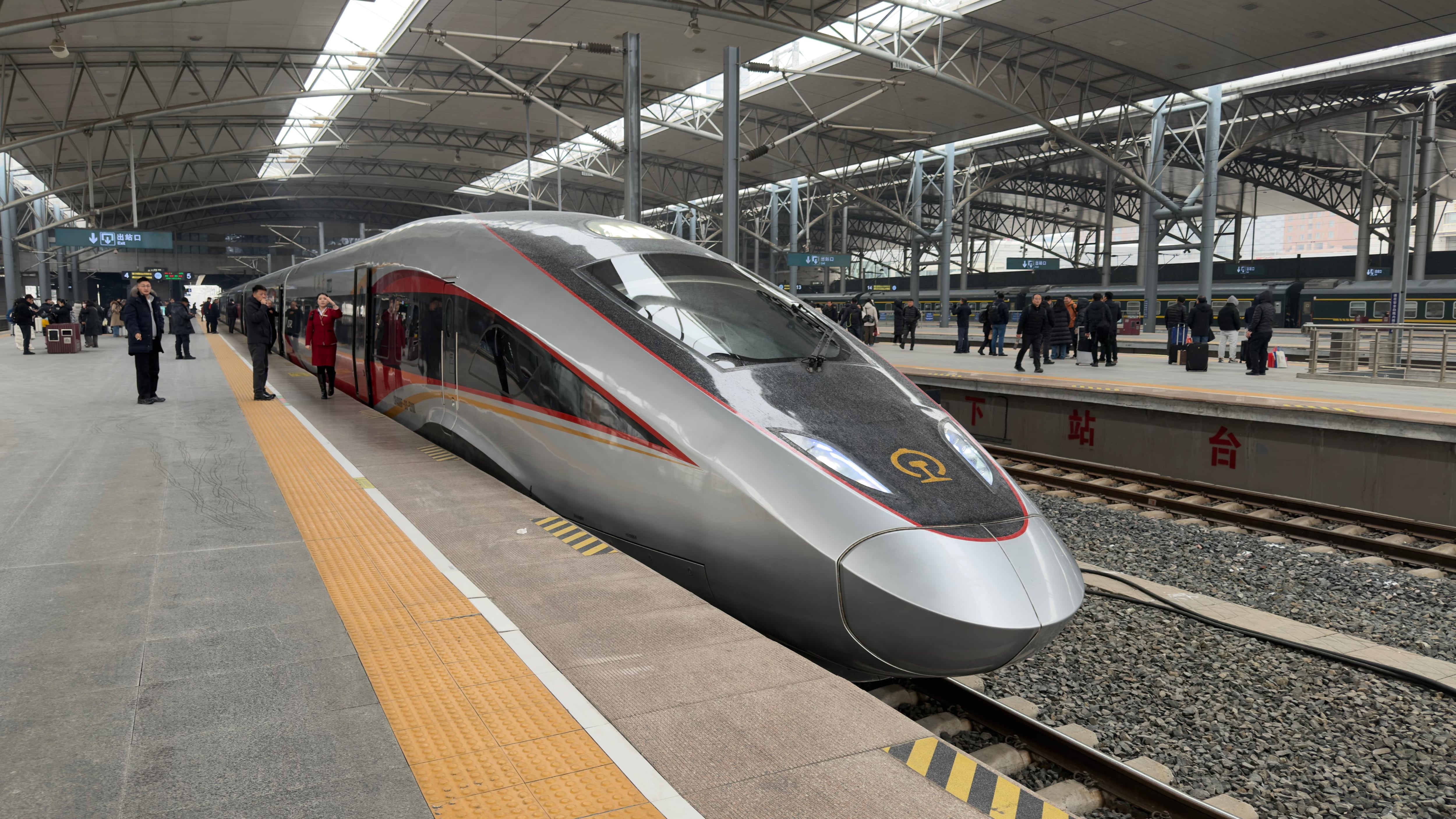 Tren de alta velocidad fabricado por Changchun Railway Vehicle, en una fotografía cedida por el Ministerio de Transportes. 