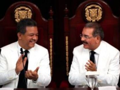 Leonel Fernández y Danilo Medina.
