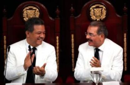 Leonel Fernández y Danilo Medina.