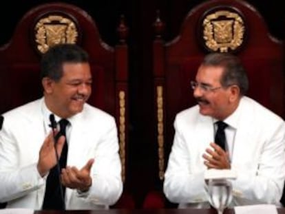 Leonel Fernández y Danilo Medina.